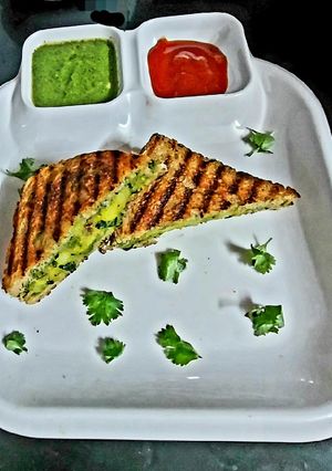 A picture of Grilled Potato Sandwich.