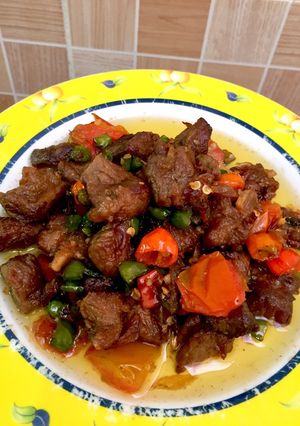 Foto resep Oseng Daging ala H.Mamat