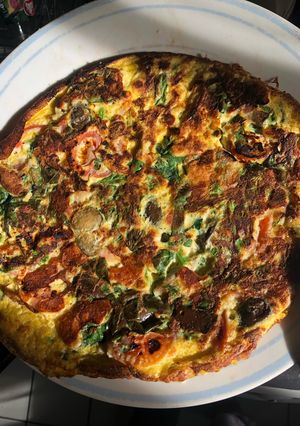 Una foto de Omelette de colores
