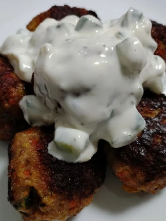 Easy Steps Prepare Recipes Pork meatballs with mint and tzatziki the Perfect Really Delicious.