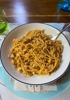 Foto di Spaghetti con le triglie