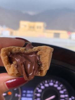 صورة لوصفة كوكيز محشي بالنوتيلا🍪