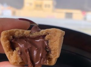 صورة لوصفة كوكيز محشي بالنوتيلا🍪