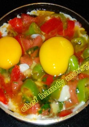 A picture of Lunch Meat Egg Frittata by Chef Hamdy Morsy.