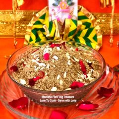 A picture of Whole Coriander Seeds - Dry Coconut Panjiri – Traditional Sweet/Bhog/ Prasad (Janmashtami Special).
