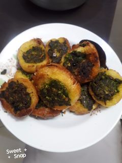 عکسی از دستور کوکو سبزی با نان باگت