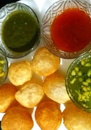 A picture of Pani puri.