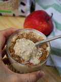 Avena de manzana y canela