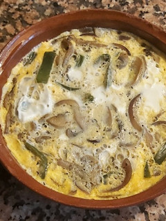 Una foto de Tortilla de aprovechamiento en microondas