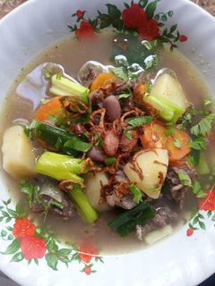 Foto resep Sup Brenebon Manado / Sup Daging Kacang Merah