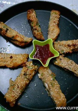 A picture of Sesame toast.