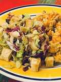 Insalata mista e tofu