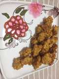 Crispy sweet corn fritters