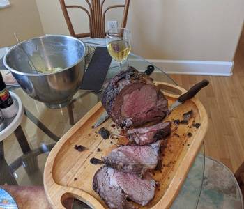 Latest Recipe Herb and garlic crusted beef rib roast Yummy