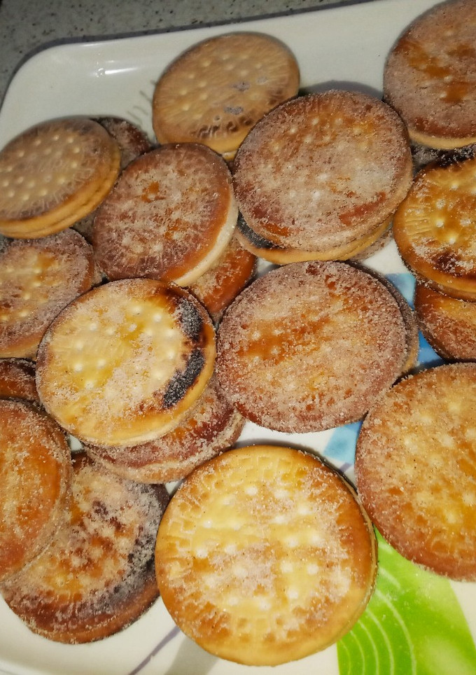 Una foto de Galletas rellenas fritas