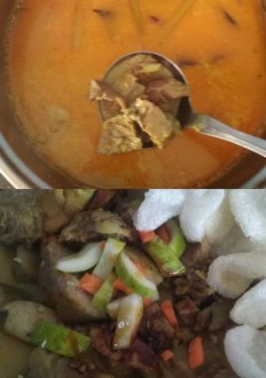Foto resep Lengko Sapi / Lontong kari Sapi