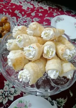 عکسی از دستور شیرینی قیفی