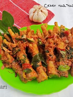 Foto resep Ceker rica-rica kemangi super pedass
