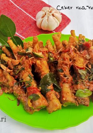 Foto resep Ceker rica-rica kemangi super pedass