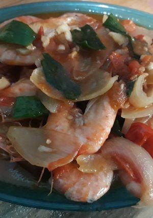 Foto resep Udang masak tomat