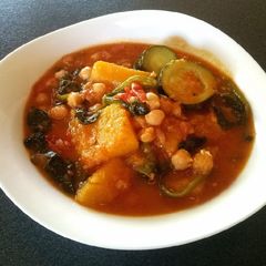 A picture of Pumpkin, Chickpea & Zucchini Curry (Vegan/Vegetarian).