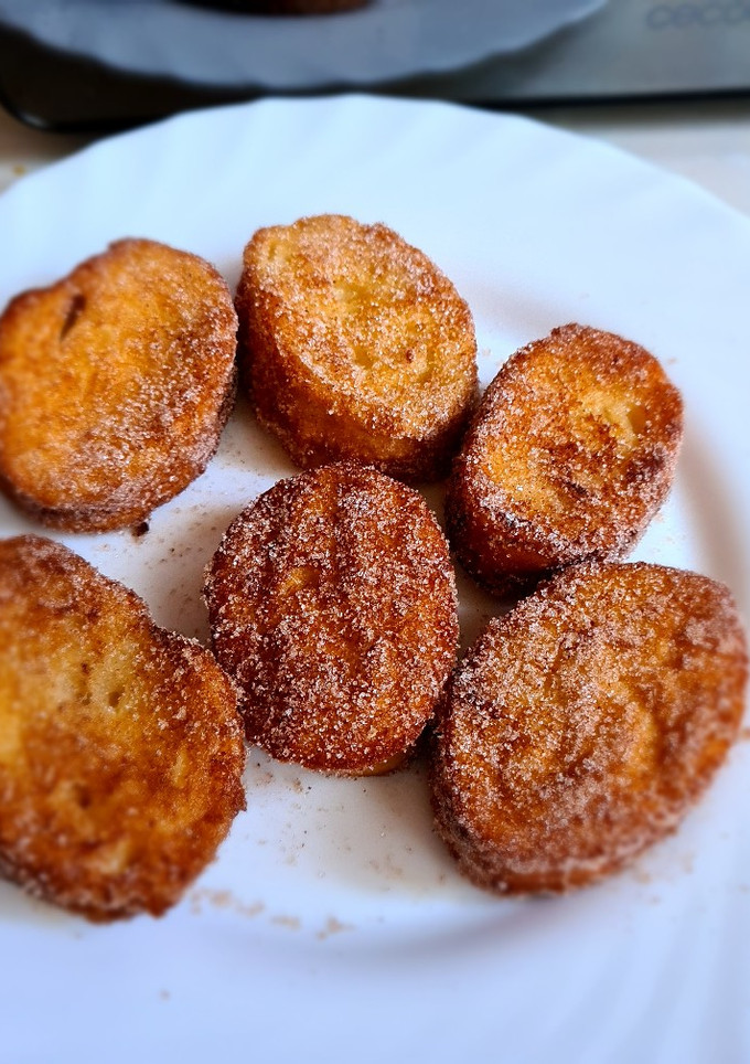 Una foto de Torrijas de leche con canela