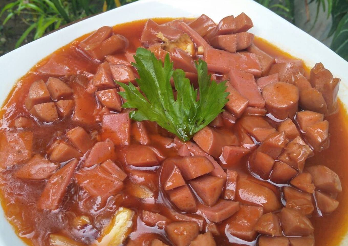 Sosis Asam Manis (super enak dan super gampang!)