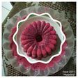 Puding susu buah naga merah