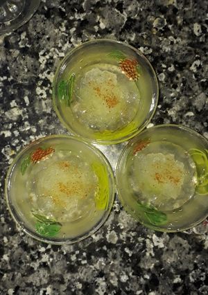 A picture of Lemon sarbet.