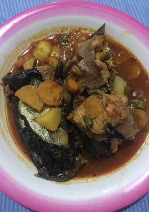 A picture of Cat fish pepper soup.