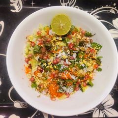 A picture of Kosambari or Moong Dal Salad.