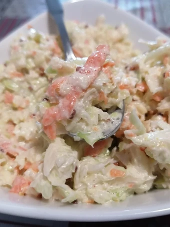 Receta 82. Ensalada de col Coleslaw  que Delicioso