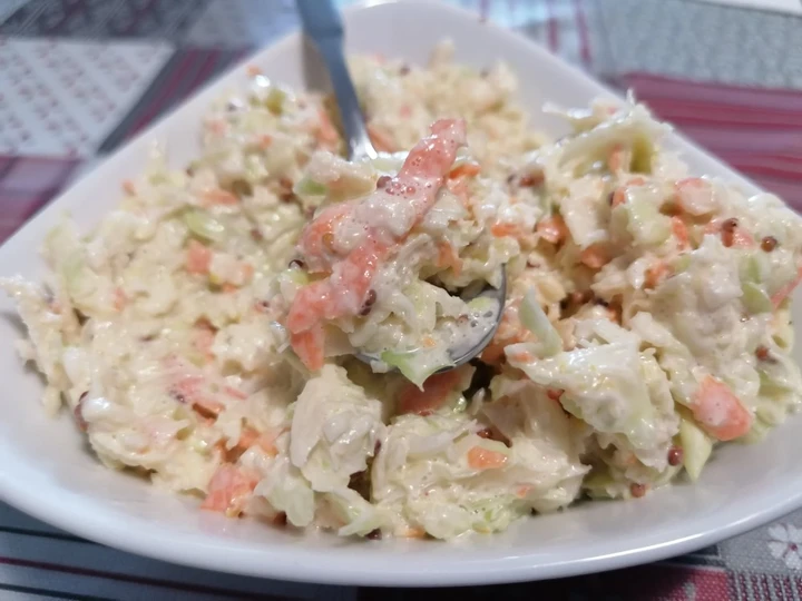 Receta 82. Ensalada de col Coleslaw  que Delicioso