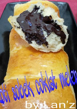 Foto resep roti sobek coklat meler (rotinya soft banget)