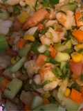 Cebiche de camarón a mi estilo