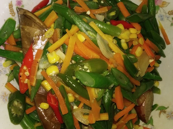 Langkah Mudah untuk Membuat Resep Tumisan Buwja(buncis wortel jagung) yang Lezat Sekali Anti Ribet, Mantap