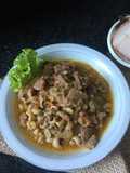 Opor Daging Sapi kacang putih