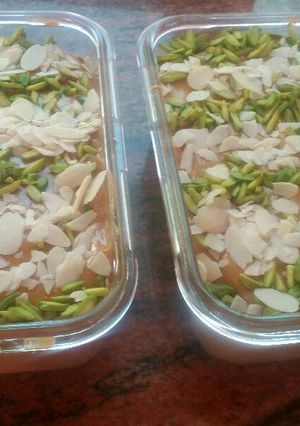 صورة لوصفة حلوى الماهو