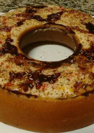 Foto principal de Bizcocho de yogur con crema pastelera