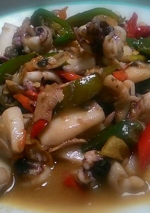 Foto resep Cumi Pedas Cabe Ijo