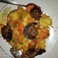A picture of Potato Veggies.