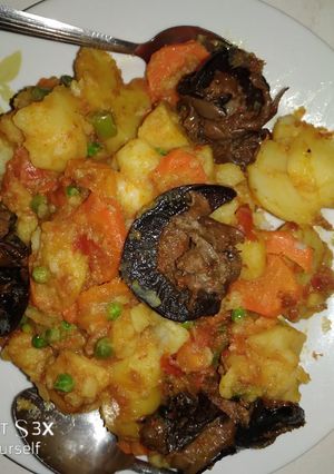 A picture of Potato Veggies.