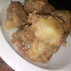A picture of Yam meat buns.