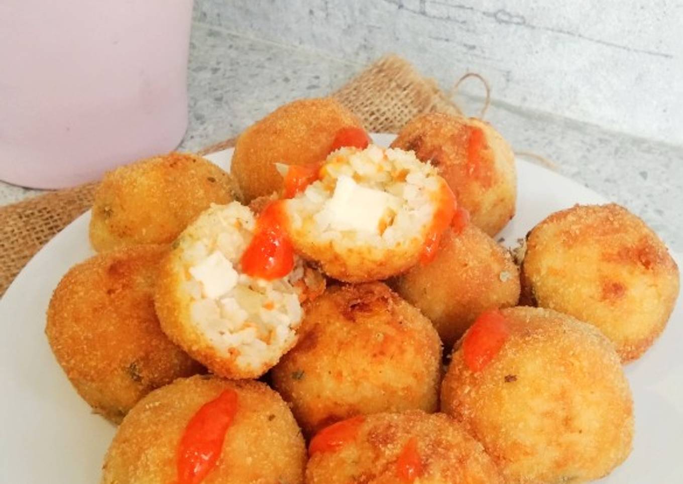 Kroket Nasi Keju