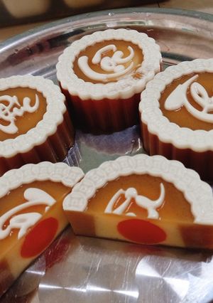Hình của món Bánh trung thu rau câu.