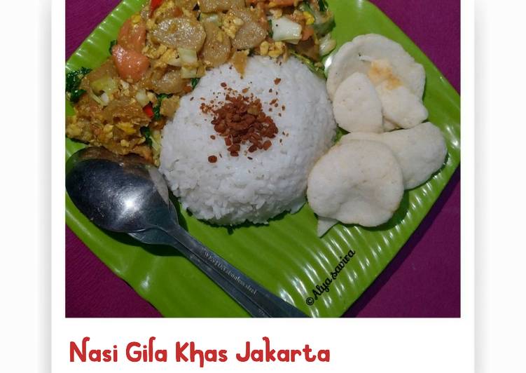Nasi gila khas Jakarta