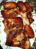 Pechito de cerdo y chorizo bombón al horno