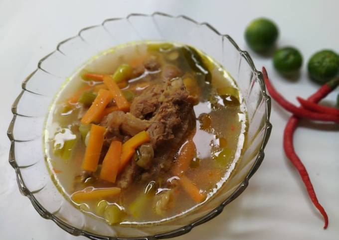 Cara Gampang Menyiapkan Asem-asem iga, Sempurna