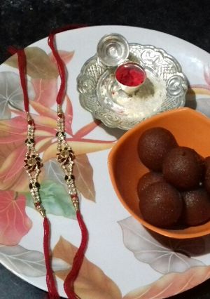 A picture of Wheat flour gulab jambun.