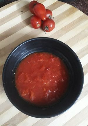 खट्टी मीठी टमाटर की चटनी (Khatti mithi tamatar ki chutney recipe in hindi) रेसिपी मुख्य फोटो